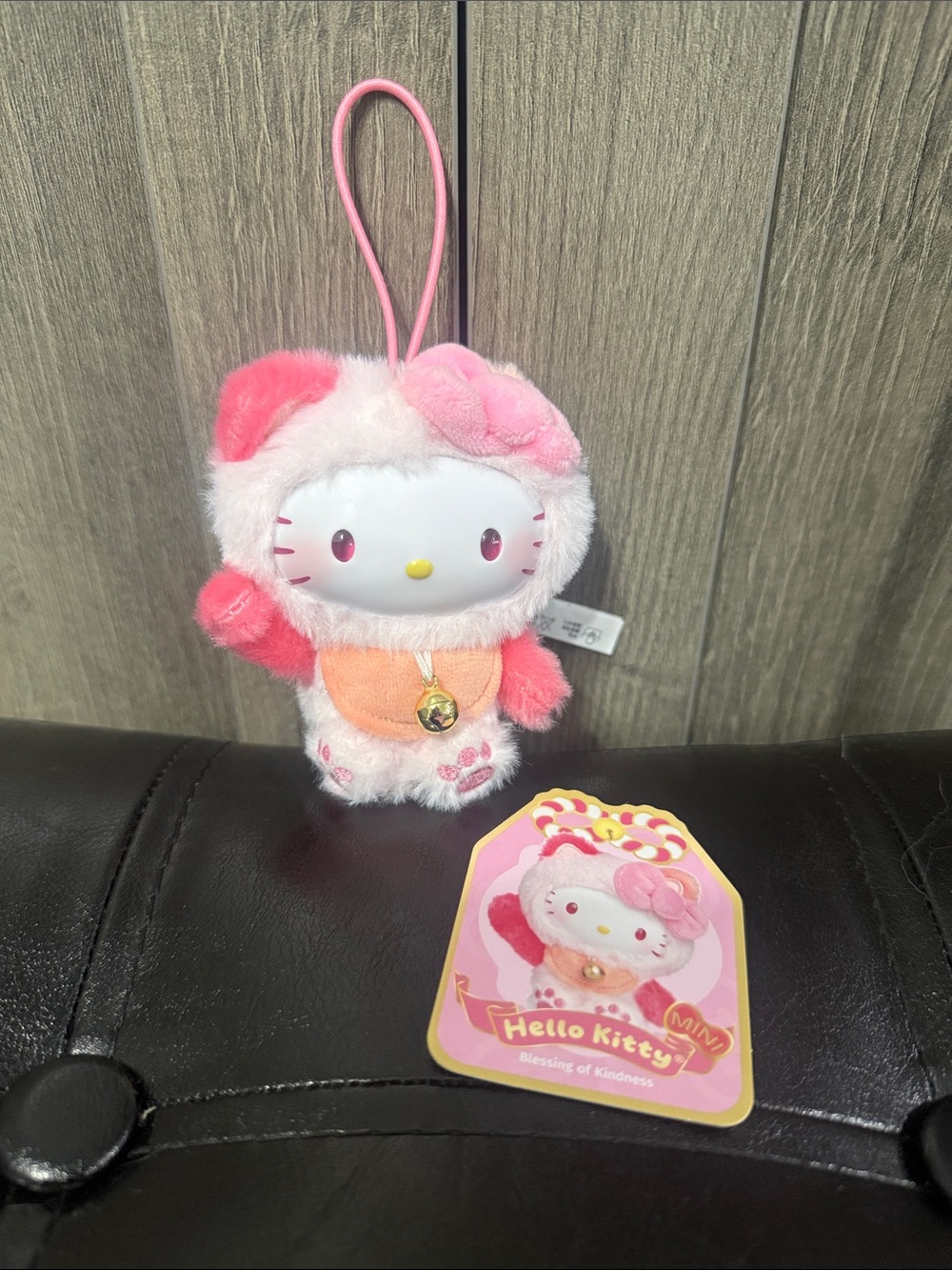Miniso Hello Kitty Meow Blessing Of Kindness Plush Keychain Opened Blind Box